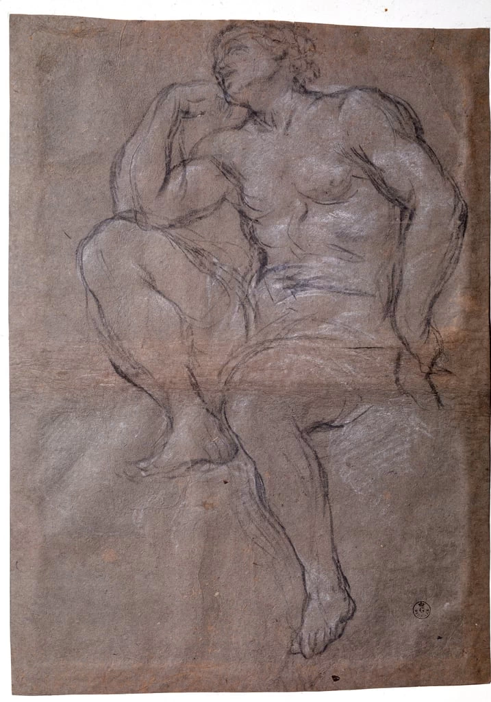 Studio di giovane uomo seduto - Uffizi, Firenze